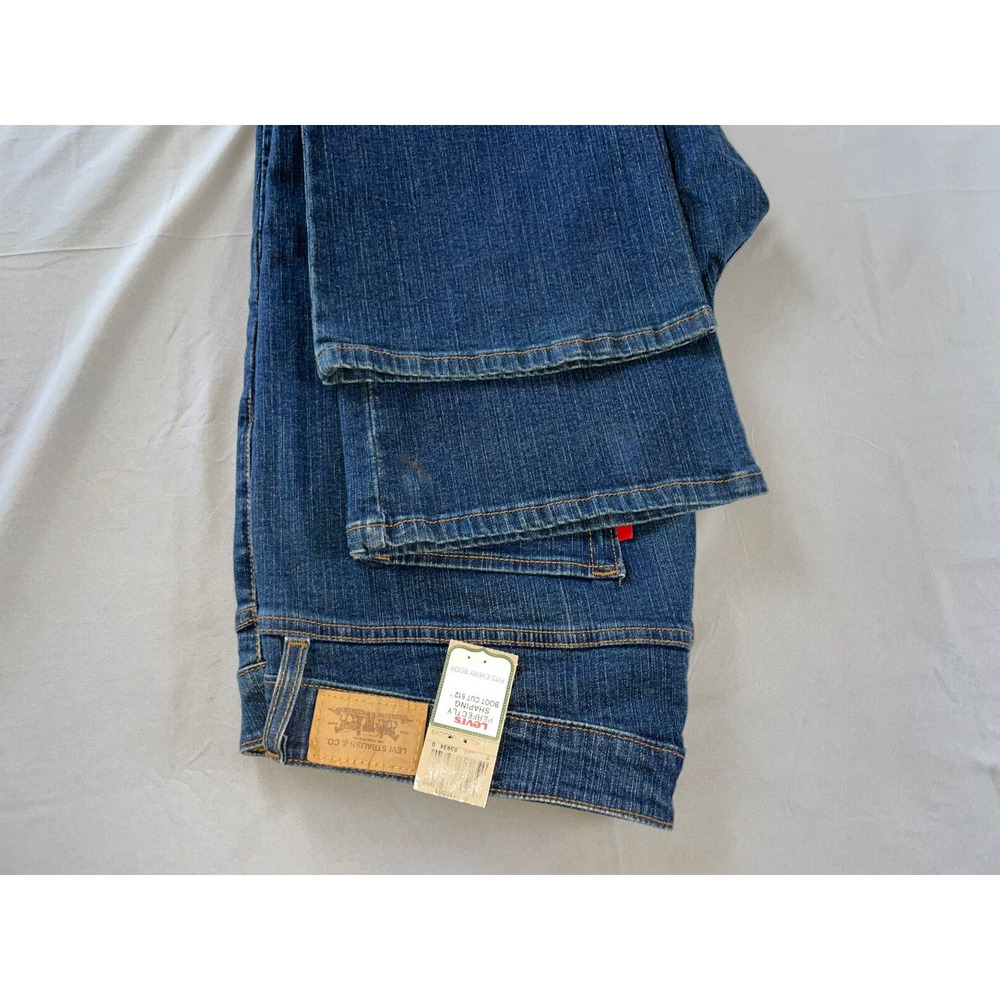 Levi's Vintage 512 Perfectly Shaping Boot Cut Stretch Denim Jeans. 22W, NWT! - Picture 5 of 9